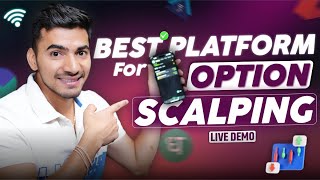 Best Option Trading Platform for Beginners  Best Scalping Broker  Live Trade Demo [upl. by Sivatnod]