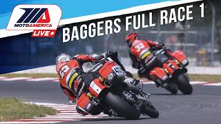 Mission King of the Baggers Race 1 at Brainerd 2024  FULL RACE  MotoAmerica [upl. by Htebzile]