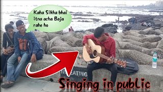 Randomly Singing In Public  Arijit Singh Songs  Musical Reaction Singing Prank in india  Jhaar K [upl. by Tay]