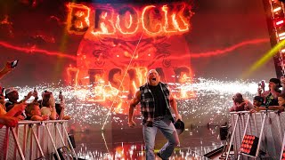 Brock Lesnar Entrance WWE SmackDown July 29 2022 [upl. by Nnahoj]