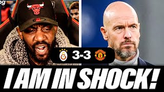 I AM IN SHOCK 😲 BOTTOM OF THE GROUP TEN HAG OUT ❌ Galatasaray 33 Man Utd RANTS REACTS [upl. by Anihs635]