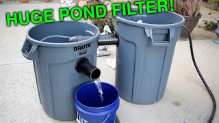 DIY Pond Filter  How To [upl. by Ahsrop]