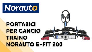 Portabici per gancio traino NORAUTO EFIT 200 [upl. by Ragland]