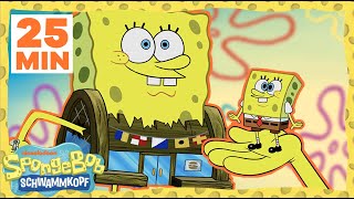 SpongeBob  25 MINUTEN voller Wachsen und Schrumpfen  SpongeBob Schwammkopf [upl. by Morrison]