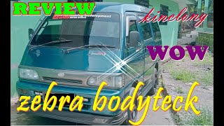 REVIEW MOBIL ZEBRA 13 BODYTECK [upl. by Picardi409]