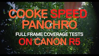 Cooke Speed Panchro Full Frame Coverage Tests Canon R5 Phantom LUT [upl. by Cirdor754]