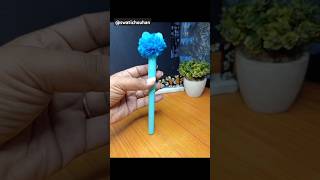 DIY pen decoration idea 😱  diy pendecor handmade art decoration decorationideas shorts asmr [upl. by Heer]