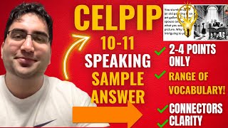 CELPIP SPEAKING BEST SAMPLE ANSWER TOP TIPS AND TRICKS TO SCORE 10 [upl. by Analaf]