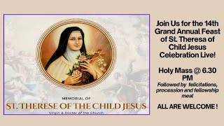 ST THERESA OF CHILD JESUS TRIMULGHERRY VILLAGE  1st OCTOBER 2024 [upl. by Atreb638]