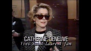 Yves Saint Laurent Fall 1993 Fashion TV [upl. by Adnema8]