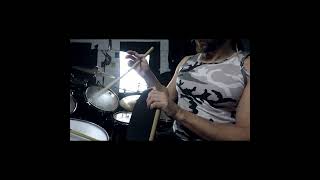 Isolated finger rebound exercise drums drummer drumtutorial drumcover fingertechnic drumming [upl. by Aihtnamas43]