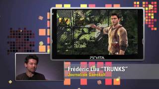 Uncharted Golden Abyss  PS Vita  Test Video Gamekult [upl. by Imoyn317]