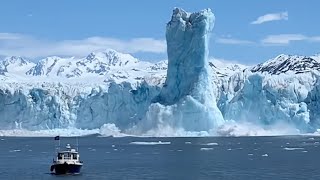 10 of the Most Spectacular Glacier Calving Events Captured on Video [upl. by Lemrac]