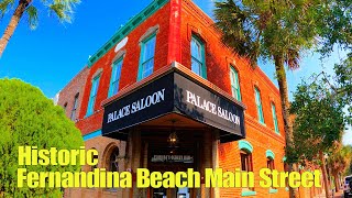 Beautiful Fernandina Beach Historic District Walking Tour 4K [upl. by Affrica923]