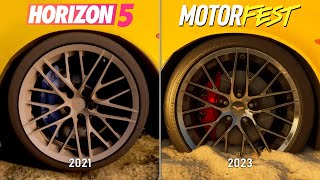 The Crew Motorfest vs Forza Horizon 5  Graphics Physics and Details Comparison [upl. by Paviour]