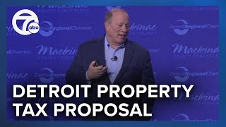 Detroit Mayor Mike Duggan proposes Land Value Tax Plan at Mackinac Policy Conference [upl. by Nnyliram]