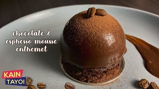 Chocolate and Espresso Mousse Entremet Cake [upl. by Ydualc]