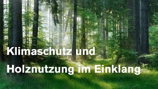 Klimaschutz und Holznutzung im Einklang [upl. by Anitnelav]