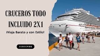 Descubre Cruceros Baratos 2x1 Todo Incluido CrucerosBaratos TodoIncluido Ofertas2x1 [upl. by Theis189]