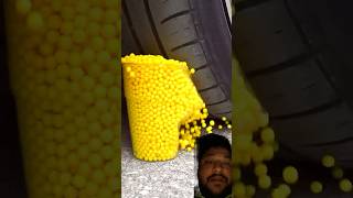 Crushing of yellow beads and crunchy things shorts trendingshorts 3dnimation shorts [upl. by Enner]