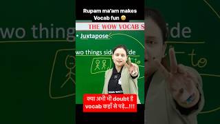 Rupam Maam makes Vocab Fun 😅 english vocabulary bankingwallah [upl. by Falconer]