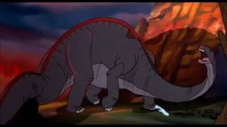 The Land Before Time Littlefoots Mother Vs Sharptooth [upl. by Crow]