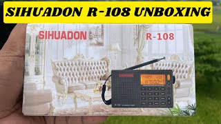 UNBOXING Sihuadon R108 रेडियो की unboxing । कैसा है ये रेडियो । First Impression Of R108 Radio [upl. by Wolfy]