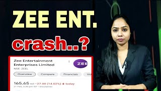 zeel share analysis  zee entertainment share crash analysis [upl. by O'Connor]