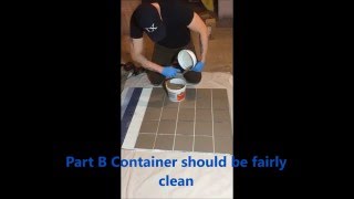 ARDEX WA Epoxy Grout and Adhesive 1 Proper Mixing and Application [upl. by Ggerk]