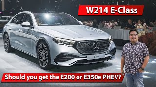 2024 W214 MercedesBenz EClass in Malaysia  E200 and E350e in detail [upl. by Isolda170]