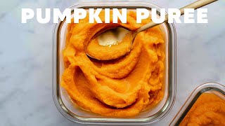 DIY pumpkin puree [upl. by Ylrehs874]