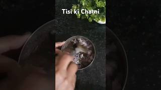 tisichatni chatni chutney chatnirecipe linseed flaxseed viral cooking viralshorts recipe [upl. by Eimarrej]