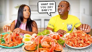 WERE ABOUT TO GO THROUGH IT AGAIN SEAFOOD BOIL MUKBANG WITH THE CRYER FAMILY [upl. by Nap]