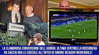 CLAMOROSO ARRIGO SACCHI CHE COCCOLA LINTER E UN PO PURE INZAGHI A VOLTE SUCCEDE LINCREDIBILE [upl. by Reinar817]