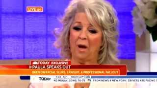 Complete PAULA DEEN Today Show Interview  Iquotm Not A Racistquot  6262013 HIGH QUALITY Full [upl. by Virgin]