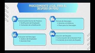 Terminación de Contrato Causales de Despido Procedimientos Legales Indemnización por Despido [upl. by Lind]