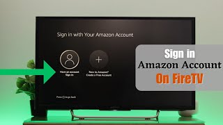 Fire TV  Sign in to Amazon Account How to on StickCube [upl. by Hcirteid434]