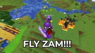 Spoke makes Princezam Fly on Lifesteal SMP [upl. by Alimaj661]