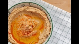 Cómo hacer un hummus de garbanzos [upl. by Mehetabel]