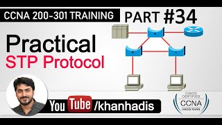 CCNA SpanningTree Protocol Explanation Part 34 [upl. by Egiarc2]