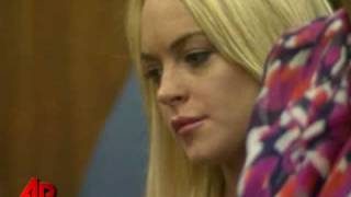 Raw Video Lohan Surrenders Taken to Jail [upl. by Jonathon]