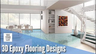 3D Epoxy Flooring Designs  Interior Design [upl. by Ashia710]