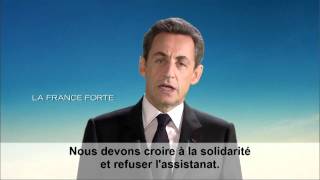 Clip officiel de campagne de Nicolas Sarkozy  Format long [upl. by Sidnee]