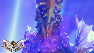 Seahorse singing “My Heart Will Go On“ by Celine Dion THE MASKED SINGER SEASON 4 [upl. by Ettecul820]