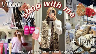 SHOPPING VLOG🧣⭐️ finding the CUTEST winter wardrobe hollister TJ Maxx cotton on lush etc [upl. by Cleopatra728]