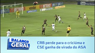 Série B CRB perde para o criciúma [upl. by Anwahsiek]