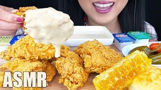 ASMR CHEESY FRIED CHICKEN  RAW HONEYCOMB Mukbang No Talking  Crunchy Eating Sounds  ASMR Phan [upl. by Nnateragram264]