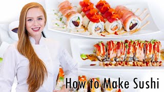 How to Make Sushi Easy StepbyStep Instructions [upl. by Nisay176]