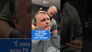 “É uma piada essa PF criativa de Moraes” ironiza Bolsonaro [upl. by Selle]