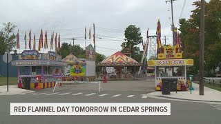 Red Flannel Day kicks off in Cedar Springs this weekend [upl. by Rostand]